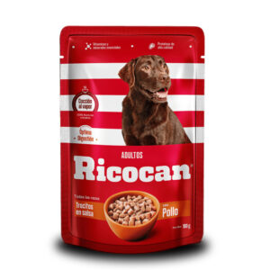 Ricocan  sachet trocitos adulto POLLO 100g